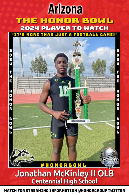 Jonathan McKinley II OLB Jonathan McKinley II OLB